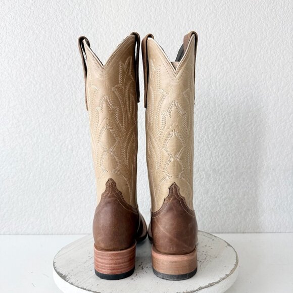 Lane Boots SARATOGA Square Toe Cowboy Boots Desert Clay Western Cowgirl Size 7.5 - Picture 3 of 11